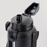 LIVPLUS ベストコ 水筒 ジャグ ダブルステンレス 3L ブラック NQー0323 1個