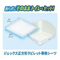ラビレット ヒノキア 小動物用 うさぎ 正方形トイレシーツ 除菌消臭 30枚入 1袋 ジェックス