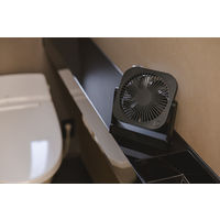 トップランド 12cm 薄型 コンパクトファン 3電源対応 底面マグネット固定式 ブラウン SF-DF25 BR 1台