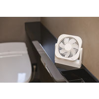 トップランド 12cm 薄型 コンパクトファン 3電源対応 底面マグネット固定式 ホワイト SF-DF25 WT 1台