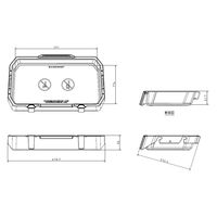ピカコーポレイション 作業台オプション 上わくトレー DF-TR 1個（直送品）