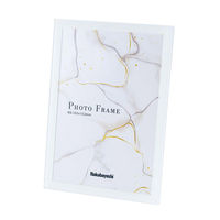 ナカバヤシ アクリル製フォトフレーム スライド式 KG ホワイト F-AC-102-W 1枚