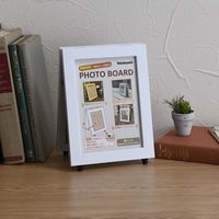 ナカバヤシ フォトボード スタンド型 2L 2面 ホワイト F-TP-124-W 1枚