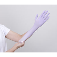 メディコムジャパン シルキータッチ ライラック（紫） L ニトリル手袋　使い捨て　粉なし 1箱（250枚入）