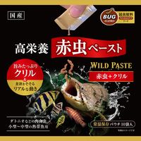 ワイルドペースト 赤虫＋クリル 国産 10袋入 1個 ジェックス 観賞魚 餌