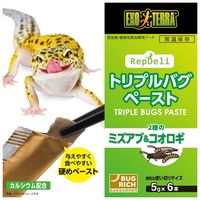 エキゾテラ RepDeli トリプルバグペースト ミズアブ＆コオロギ 国産（5g×6本）1個 ジェックス 爬虫類用 餌