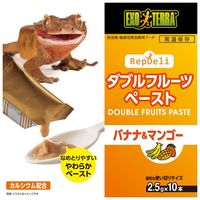 エキゾテラ RepDeli ダブルフルーツペースト バナナ＆マンゴー 国産（2.5g×10本）1個 ジェックス 爬虫類用 餌