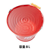 【消火バケツ】現場のチカラ　防災　消火用バケツ 　1セット（10個入） オリジナル
