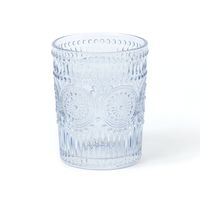 エンボスグラス ブルー 1セット（1個×2） LAKOLE/ラコレ