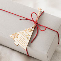 ヘッズ クリスマスウッドタッグ-5/ツリー X-T5 1セット(10個×5パック)（直送品）