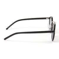 ウェリントンコンビシルバーサングラス ブラック LAKOLE/ラコレ