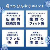 【アウトレット】【保冷ベスト】ニッキー アイストラスト　ボディフィットベスト　保冷剤×1袋付き 124ー430 1セット