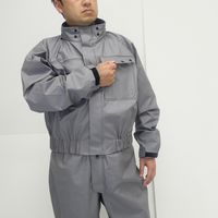 コヤナギ MW専用サロペット 土木作業向け ターコイズ L MW-01S 1着（直送品）