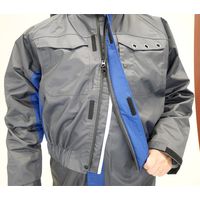 コヤナギ GWー01 腰ベルト対応 レインジャケット 地上作業向け ネイビー L 1着（直送品）