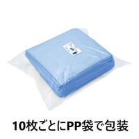 サラヤ サラヤアイソレーションガウン ブルー 袖付き 袖口メリヤス編みニット 医療病院 50944 1箱(100枚入)（直送品）