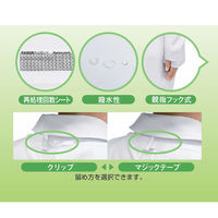 サラヤ サラヤリユースガウン 親指フック式 袖付き 300回再生使用可能 医療病院 50964 1箱(10枚入)（直送品）