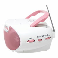 廣華物産 CDラジオ【ワイドFM対応】 KC-132P 1台