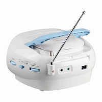 廣華物産 CDラジオ【ワイドFM対応】 KC-132A 1台