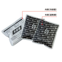 【アウトレット】コーコス信岡 アイスパック アイスベスト用保冷剤 シルバー GIー404 1セット（3個入）