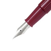 パイロット 万年筆 デスクペン 銀色仕様 レッド軸 極細字（EF） P-DPP-70-REF 1セット（1本×10）