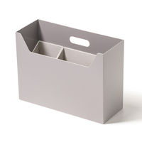 吉川国工業所 持ち運びができる収納ボックス インナーオーガナイザーS・L付き グレー MBー02_Gy 1個