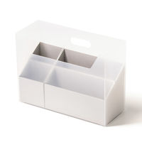 吉川国工業所 持ち運びができる収納ボックス インナーオーガナイザーS・L付き ピンク MBー02_P 1個