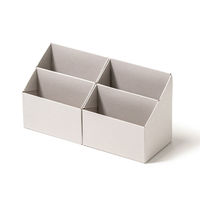 吉川国工業所 持ち運びができる収納ボックス インナーオーガナイザーM付き グレー MBー01_Gy 1個