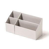 吉川国工業所 持ち運びができる収納ボックス インナーオーガナイザーS・L付き グレー MBー02_Gy 1セット（1個×3）