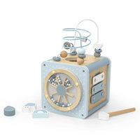 labellabel アクティビティキューブ ブルー 1個 エデュテ おもちゃ 12か月～