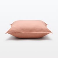 無印良品 オックスクッションカバー ５５×５９ｃｍ用 ピンク 1セット（1枚×2） 良品計画