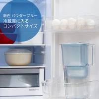 ブリタ（BRITA）ポット型 浄水器 リクエリ パウダーブルー カートリッジ2個付き