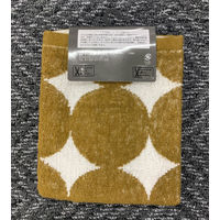 【アウトレット】丸眞 ドット柄（BR）　ハンドタオル2枚組 1セット6枚（2枚入パック×3）