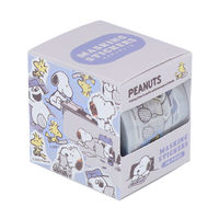 サンスター文具  PEANUTS happiness time ボックス入マスキングシール レター S8554170 1個