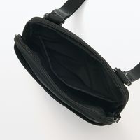 無印良品 ペン差し付き 撥水ショルダーバッグ 黒 良品計画