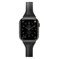 PGA Apple Watch 41/40/38mm用 PUレザーバンド ブラック PG-AW41PU01BK 1個（直送品）