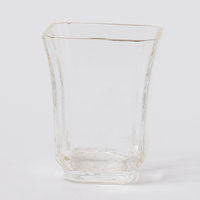 GOLDラインガラス小鉢D クリア 1セット（1個×６） LAKOLE/ラコレ