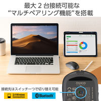 ワイヤレスマウス 静音 Bluetooth/無線2.4GHz 6ボタン 充電式 白 M-MY35MBSXWH エレコム 1個