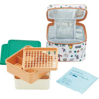 シャディ 【2袋セット】くまのプーさん 保冷バック付行楽ランチセット 25-0292-077 1セット(2袋)（直送品）