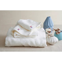 シャディ 【5箱セット】今治日々是ふわり フェイス・ハンドタオルセット 25-7530-038 1セット(5箱)（直送品）