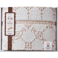 シャディ nishikawa 今治タオルケット ベージュ 25-7549-014 1箱（直送品）