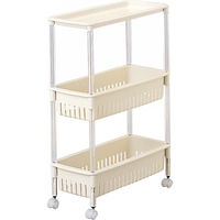 シャディ 【2袋セット】ルーチェ キッチンワゴン3段 24-8250-710 1セット(2袋)（直送品）