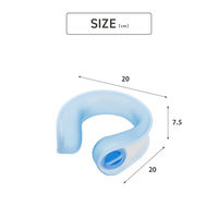 武田コーポレーション U型アイスネック グレー UINSTK2060GY 1箱(8個入)（直送品）