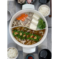 アズマ NATUUL 2食おやこ電気なべ NL-GP2ED 1台（直送品）