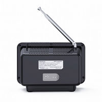 WINTECH(ウィンテック/廣華物産) レトロ型ポータブルワンセグテレビ TVR-RT1K 1台（直送品）