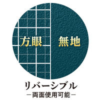 共栄プラスチック ライティングマット 下敷 B6 孔雀青(ピーコックブルー) WMS-B6-PB 1セット(1枚×5)（直送品）