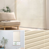 ホームテイスト アルミブラインド 幅148×高さ138cm アイボリー SH-29-TAB148-138 1個（直送品）