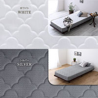 ホームテイスト ボンジーア ボンネルコイルマットレス シングルサイズ ホワイト BRM-01S 1台（直送品）