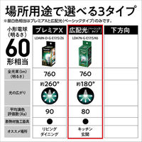 LED電球 E17 パナソニック ミニクリプトン パルック 60W形 昼白色 広配光 Ra80 LDA7NGE17SK6 1個（わけあり品）