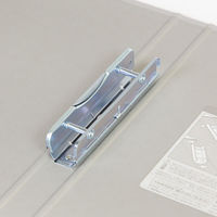 キングファイルG　A4タテ　とじ厚20mm背幅36mm　グレー　キングジム　片開きパイプファイル 972N（わけあり品）