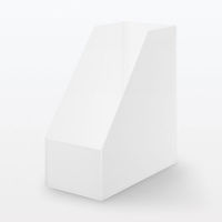 無印良品 ポリプロピレンスタンドファイルボックス ワイド A4用 約幅15×奥行27.6×高さ31.8cm 良品計画（わけあり品）